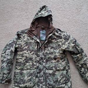 Burton Kids Camo Jacket - Green and Brown